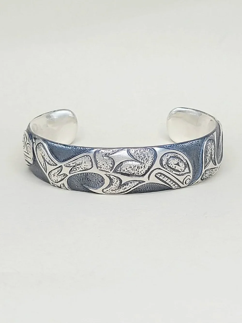 David Yurman Wide Northwest Cuff Bracelet in Sterling Silver - 17mm - 7" - Picture 4 of 13